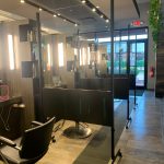 - Spa Bleü in West Dundee, St. Charles and South Barrington, IL A modern Aveda Salon and Day Spa with black styling chairs, mirrors, and partition dividers between stations. Shelves display Aveda Color products, while large windows fill the space with natural light. - Spa Bleü in West Dundee, St. Charles and South Barrington, IL