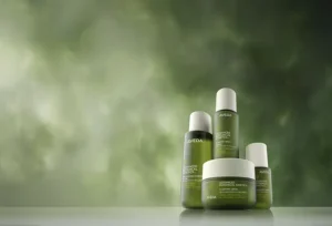 - Spa Bleü in West Dundee, St. Charles and South Barrington, IL Four green Aveda skincare products, including bottles and a jar, are arranged on a flat surface against a green, blurred background. - Spa Bleü in West Dundee, St. Charles and South Barrington, IL